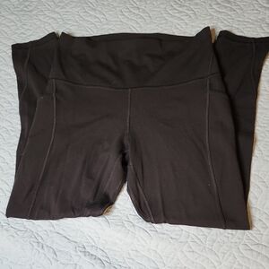 Lululemon Align High Rise Leggings With  Pockets Size 10 Black Athletic Yoga